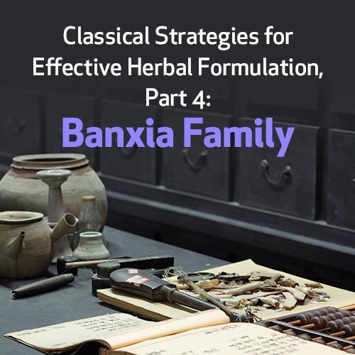 Classical Strategies for Effective Herbal Formulation, Part 4: Banxia Family