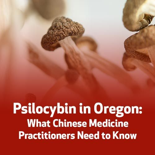 Psilocybin in Oregon What Chinese Medicine Practitioners Need to Know
