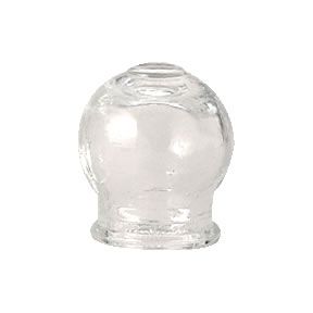 Glass cupping Jar (External dims 4.5cm - Internal dims 2.7cm)