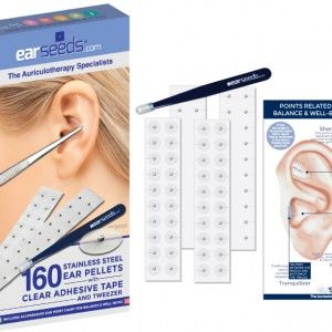 Clear Tape “Invisible” Stainless Steel Ear Pellets