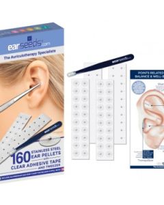 Clear Tape “Invisible” Stainless Steel Ear Pellets